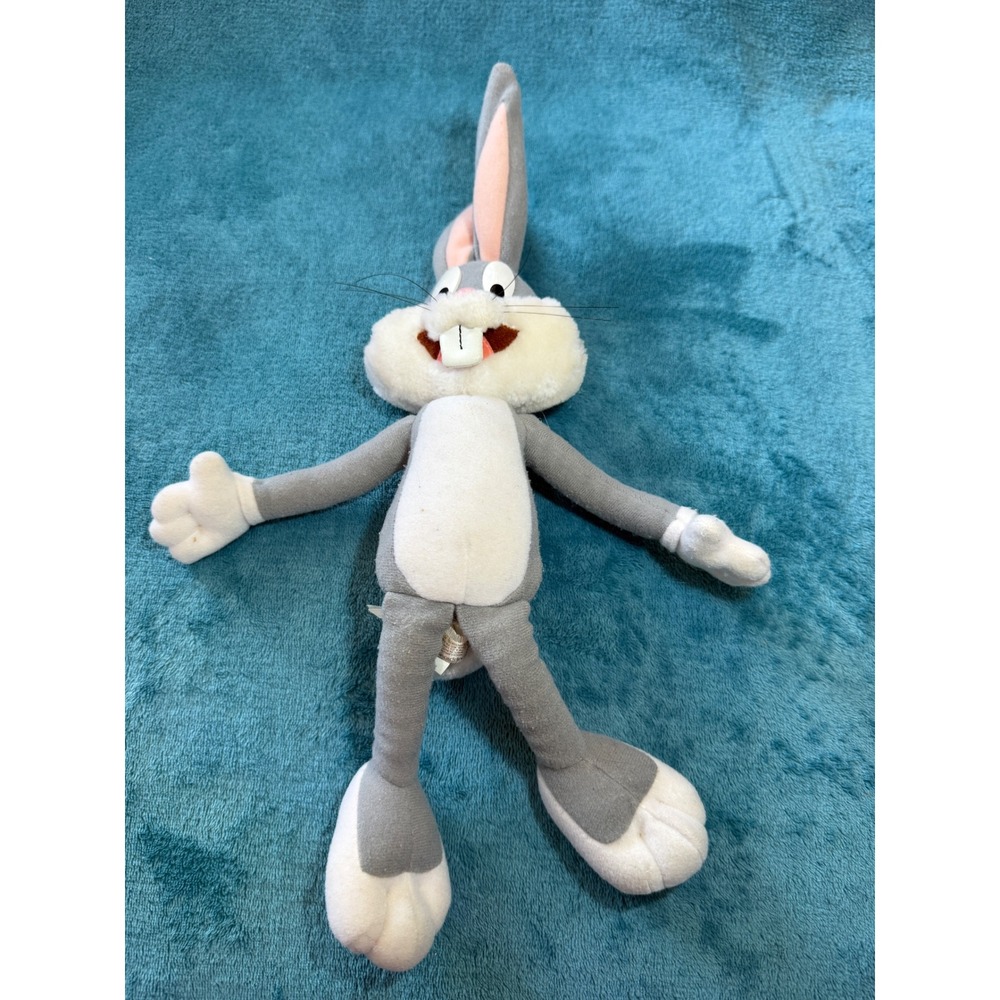 Vintage 1994 Applause Looney‎ Tunes Bugs Bunny Plush Stuffed Animal 16 Inch Grey